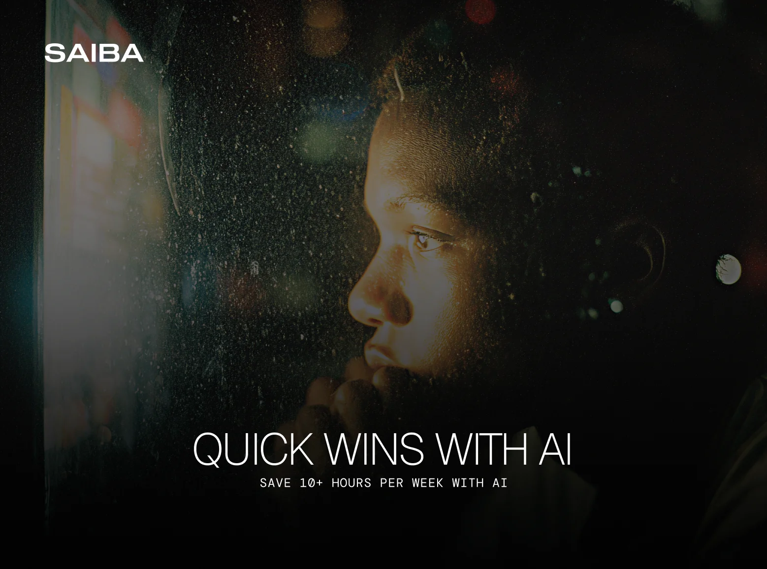 Quick Wins med AI:
Analyser hvor AI kan spare jer 10+ timer om ugen